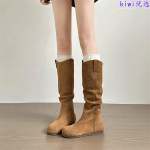 Inner Height Increase Winter Comfortable Exquisite Versatile Warm Women'S Shoes | Casual Style with Flat Heel, Slip-on Closure, Plain Toe, Fabric Upper, Superfine Fiber Lining, Rubber Insole, Sole, Women Shoes