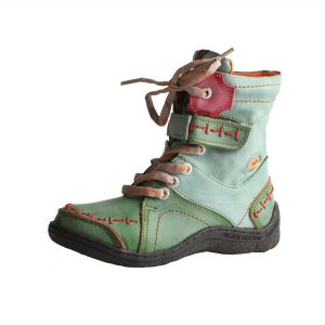 TMA EYES Women's Genuine Winter Ski Boots with Plush Thermal, Thick Anti-Slip TPR Sole & Side Zipperu002FClosure - Warm Snow Boots for Ice Skating, Snowboarding, and Cold Weather