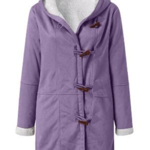 Women's Plus Size Winter Windbreaker Jacket with Furry Collar & Stand - Warm Cozy Button-Front Closure Outerwear, Solid Color Casual Winter Coat with Pockets (Dry Clean Only) for Cold Weather, Non-Stretch Blazer for all Light Beige Tones