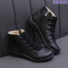 2025 Autumn and Winter New Casual Short Boots | Comfortable and Versatile Women’S Shoes with Flat Heel, Zipper Closure, and Fabric Upper, Women Shoes